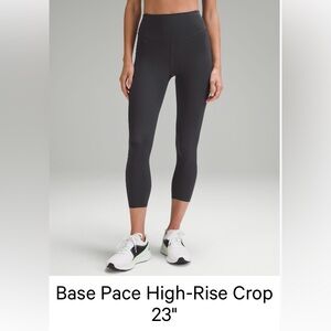 Lululemon Base Pace High-Rise Crop 23”